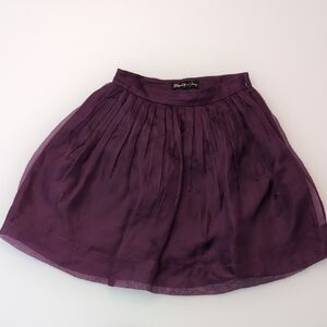 Elizabeth And James Bubble Purple Skirt, Size 2